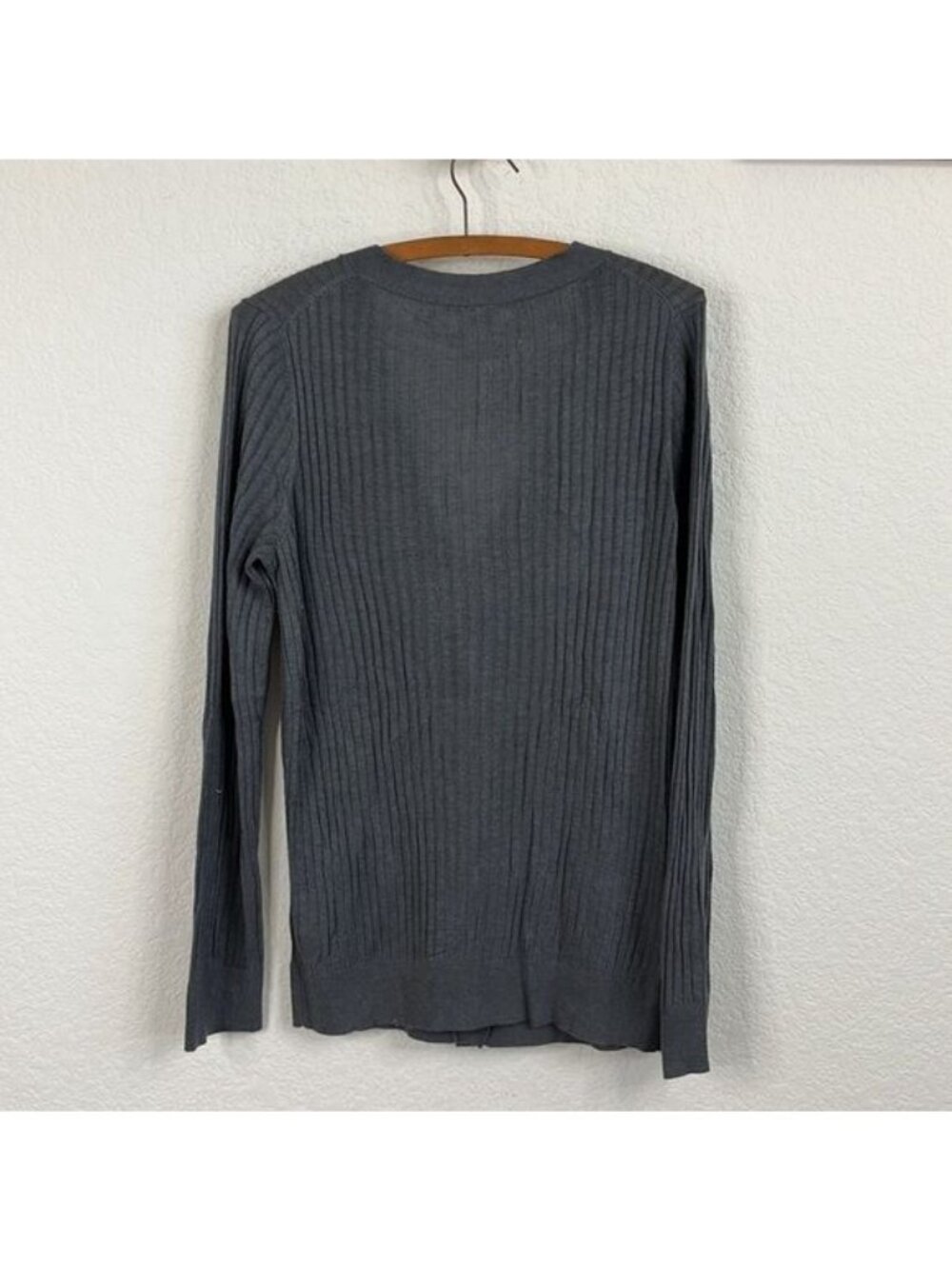 The Reset R Label Cashmere Ribbed Cardigan Sweater - Picture 5 of 7